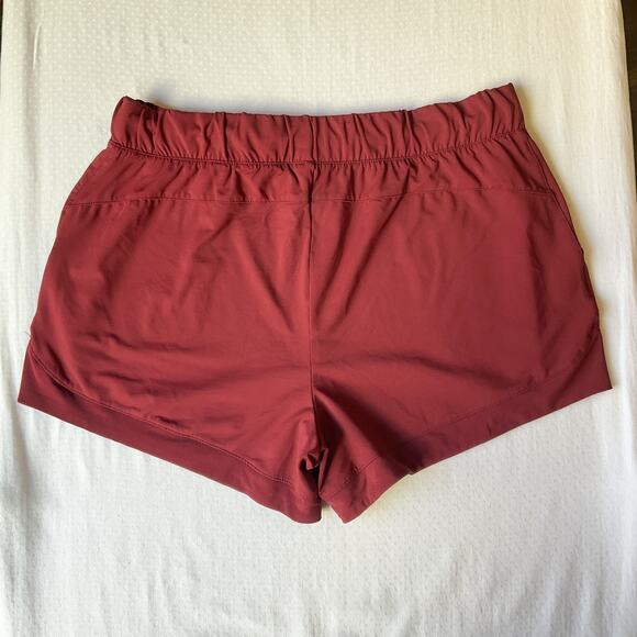 Avia Women Activewear Shorts M (8-10) Red 4" Inseam Stretch - Picture 10 of 10